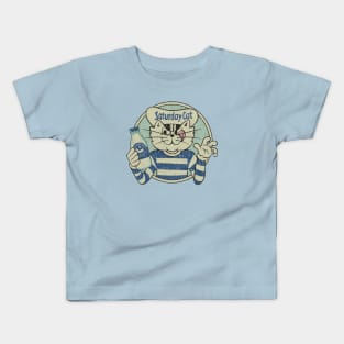 Saturday Cat 1973 Kids T-Shirt